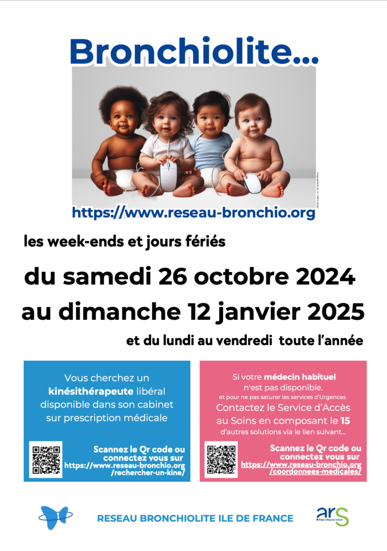 🫁 Le réseau Bronchiolite Ile de France reprend du service 🫁